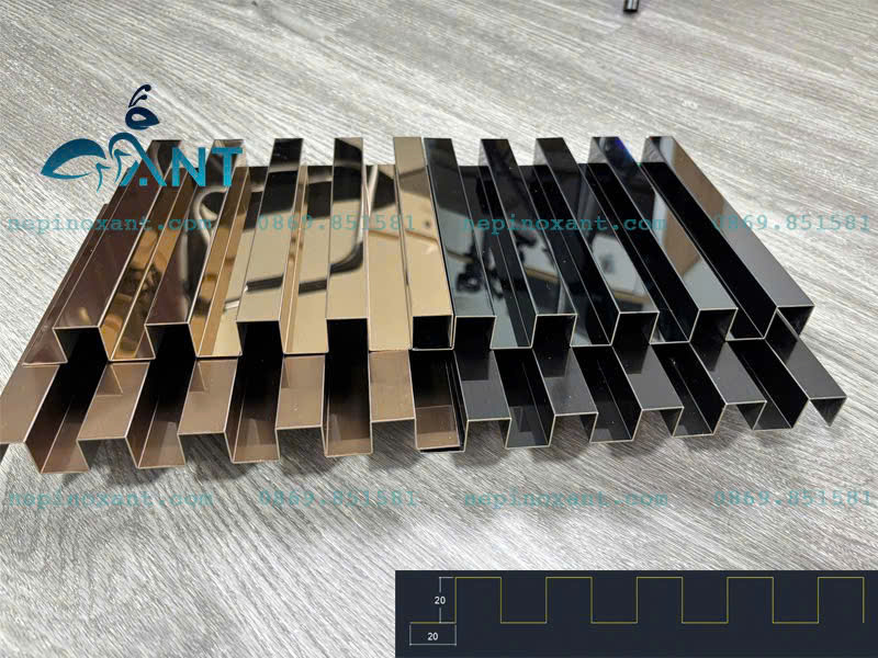 Lam sóng inox 304 20mm