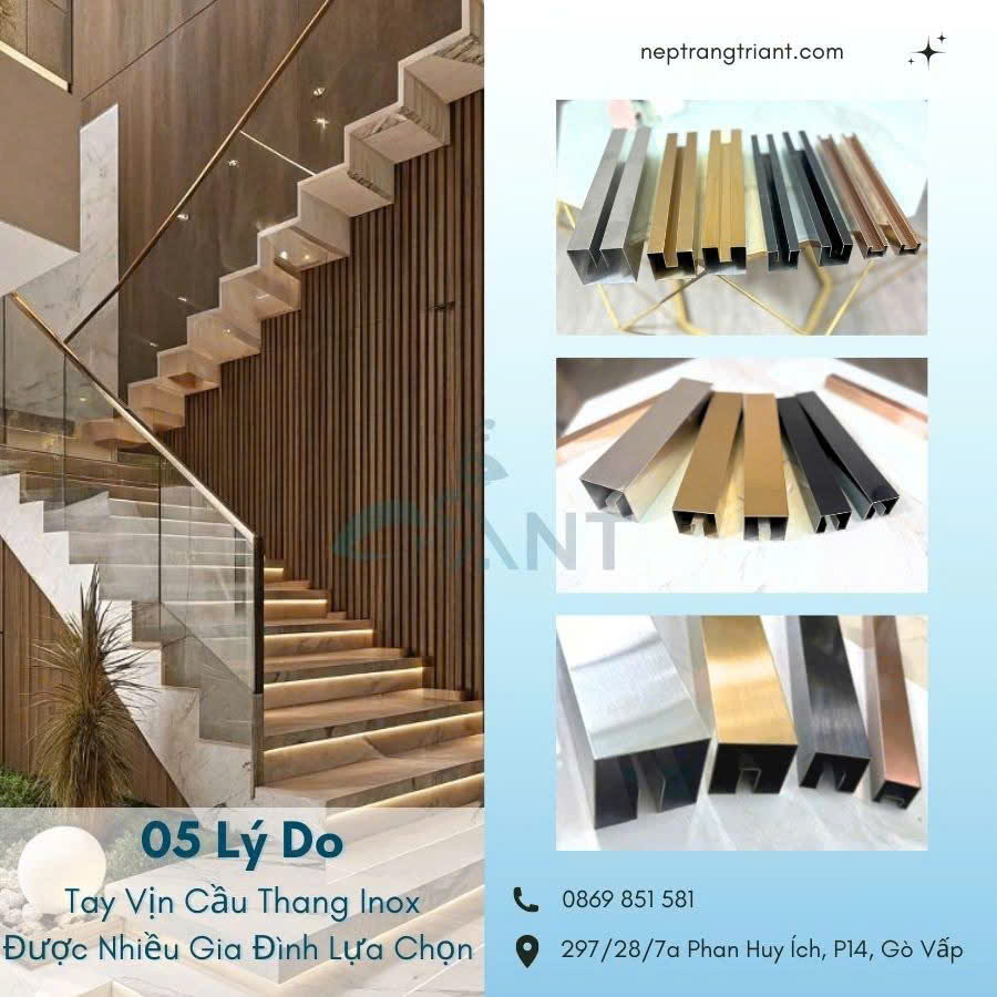 Tay Vịn Inox Cầu Thang