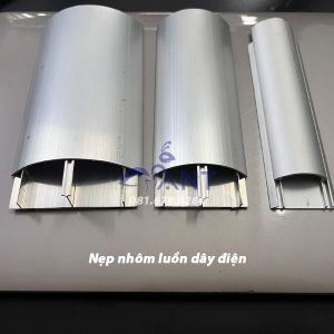 Nẹp Nhôm Bán Nguyệt Cho Dây Điện