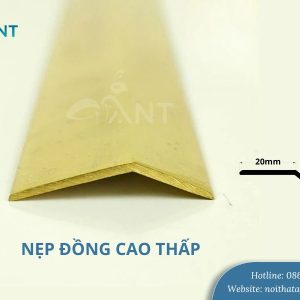 Nẹp đồng cao thấp