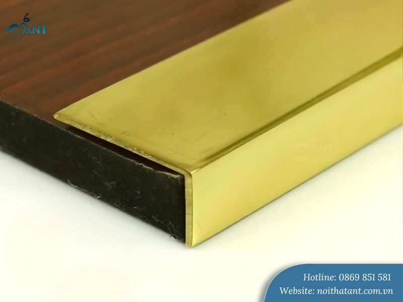 Nẹp L đồng ốp góc cạnh