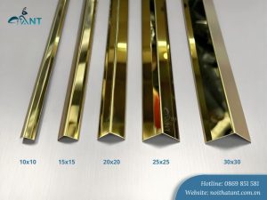 Nẹp V inox vàng gương