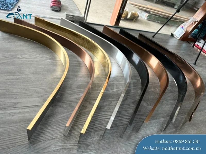 Nẹp inox uốn cong