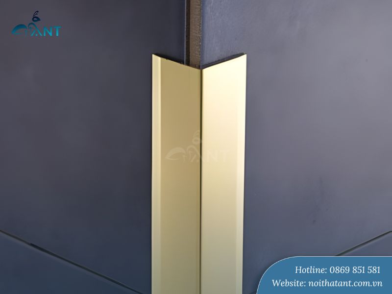 Nẹp V inox ốp góc