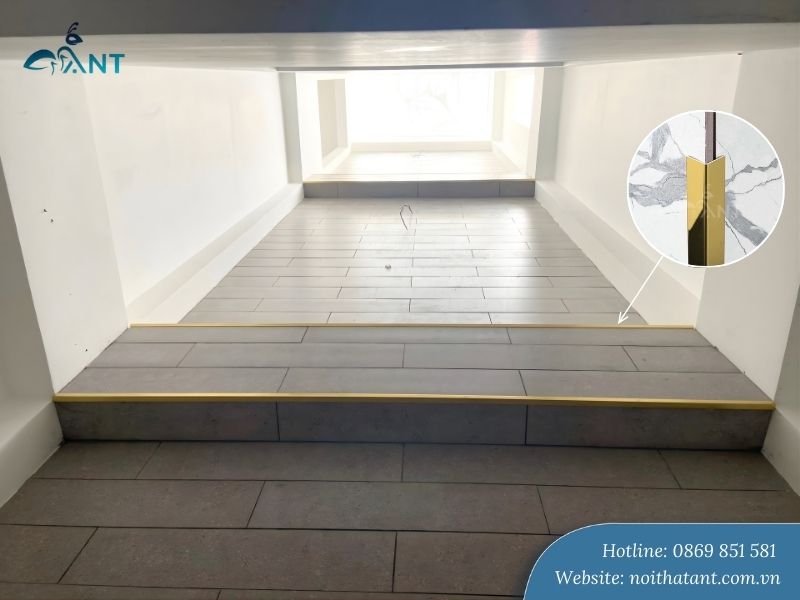 Ứng dụng nẹp chỉ inox chữ V