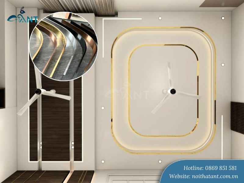 Ứng dụng nẹp inox uốn cong