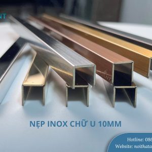 Nẹp inox chữ U 10mm