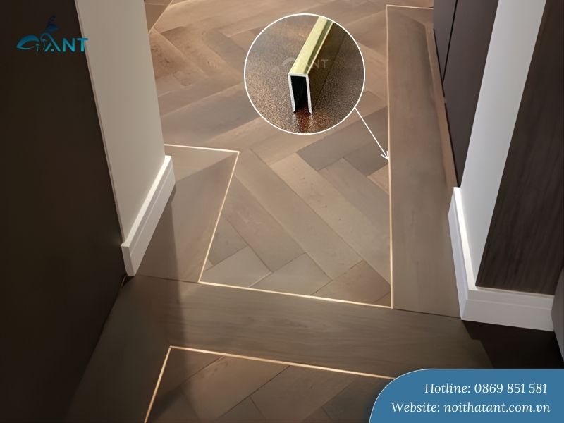 ứng dụng nẹp inox chữ U