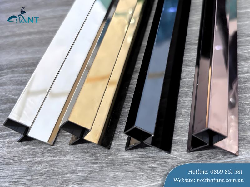 Nẹp góc ốp gạch inox 2 cánh