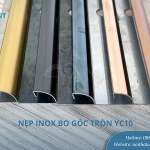 Nẹp inox bo góc tròn YC10