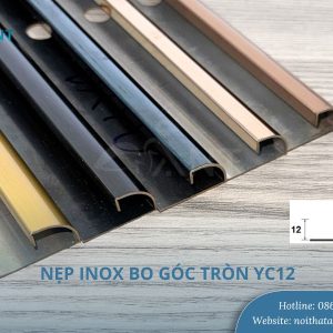 Nẹp inox bo góc tròn YC12