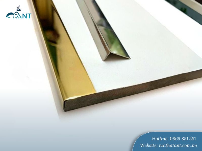 Nẹp inox kết thúc chữ L