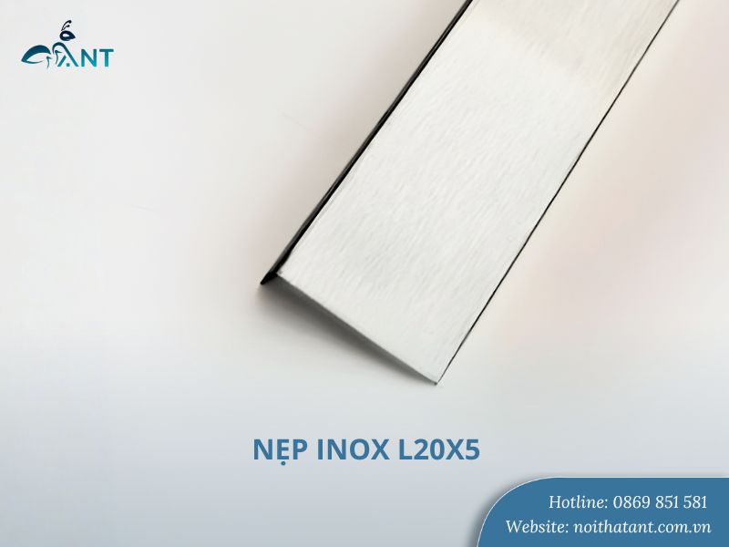 Nẹp inox L20x5