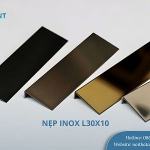 Nẹp inox L30x10