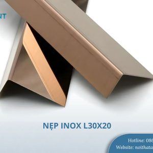 Nẹp inox L30x20