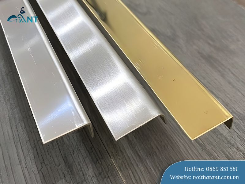 Ảnh thực tế thanh inox chữ L