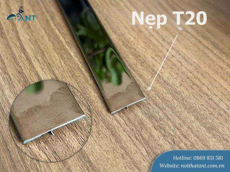 Nẹp inox chữ T 201 màu hồng - Ảnh 6