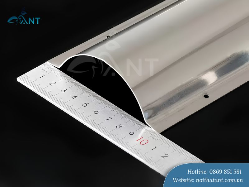 Ảnh thực tế nẹp điện inox