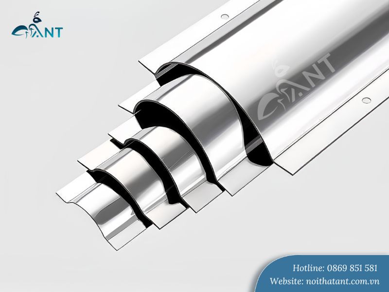 Các kích thước phổ biến của nẹp luồn dây điện inox