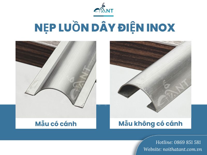 Cập nhật giá nẹp bán nguyệt inox có cánh và không cánh