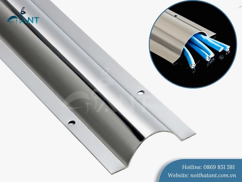 Nẹp bán nguyệt inox 304