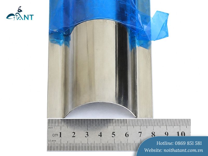 Nẹp inox luồn dây điện 6p
