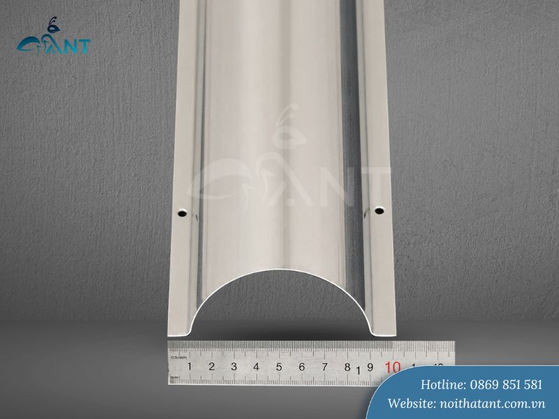 Nẹp inox luồn dây điện D80 tại ANT