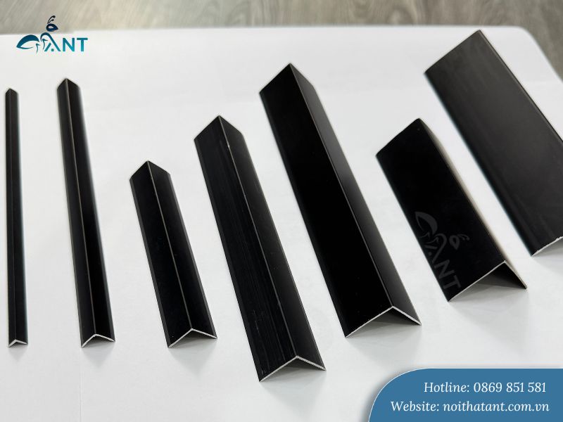 Ảnh nẹp nhôm chữ V màu đen tại ANT