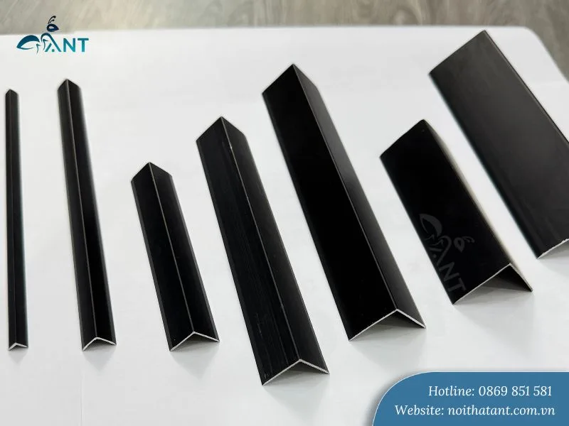 Ảnh nẹp nhôm chữ V màu đen tại ANT