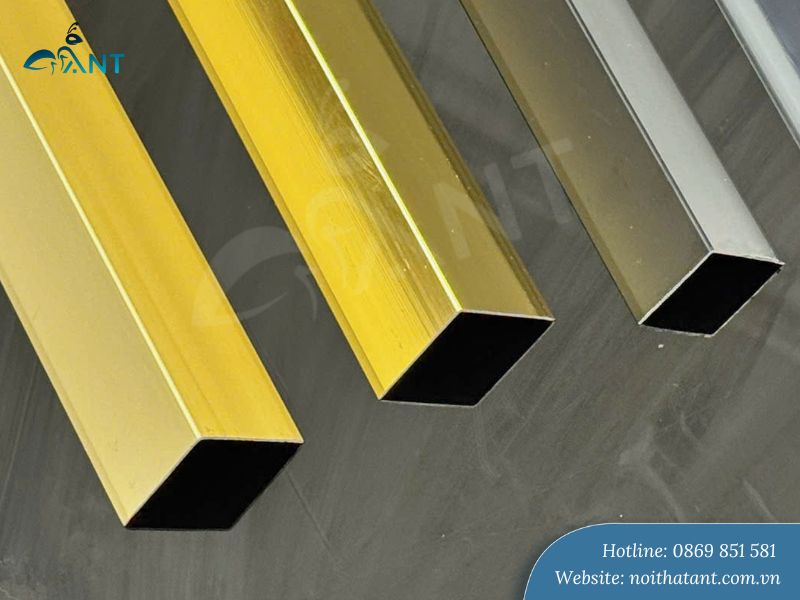 Ảnh thực tế nẹp V25 nhôm