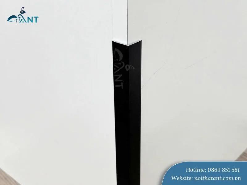 Nẹp V nhôm ốp góc cạnh màu đen