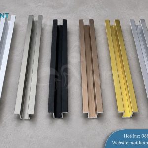 Các mãu nẹp nhôm U7 â, tường phổ biến