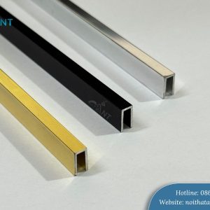 Nẹp nhôm U5x10 tạo chỉ trang trí