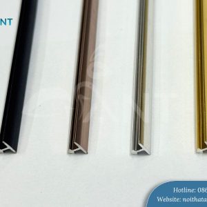 Ảnh thực tế của 4 màu của nẹp nhôm T6