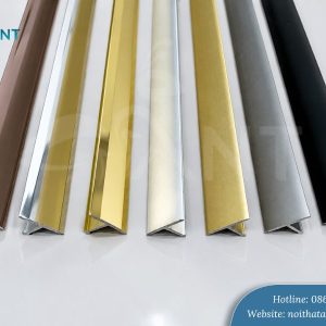 Ảnh thực tế các màu phổ biến của nẹp nhôm T15
