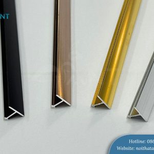 Các màu phổ biến của nẹp T nhôm rộng 10mm